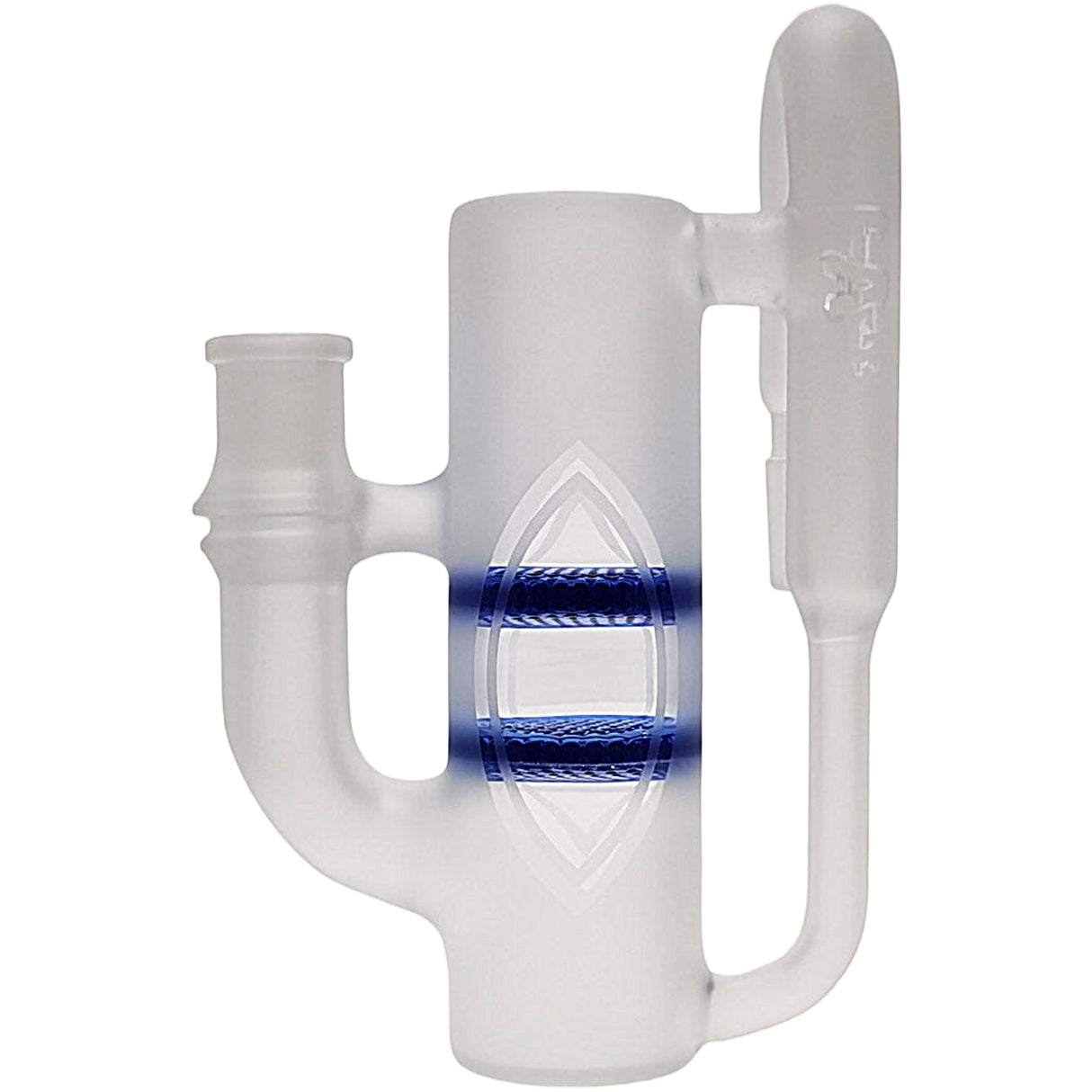 Thick Ass Glass 8.25" Double Honeycomb Ash Catcher 50x5mm with Recycling - 18MM Joint