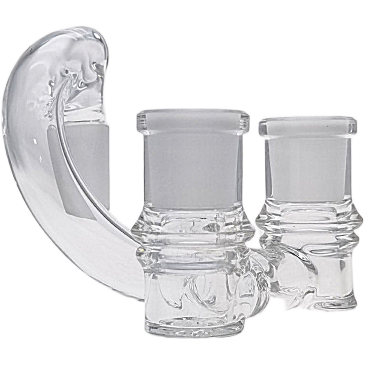 Thick Ass Glass No-Drop Double Joint Bong Adapter