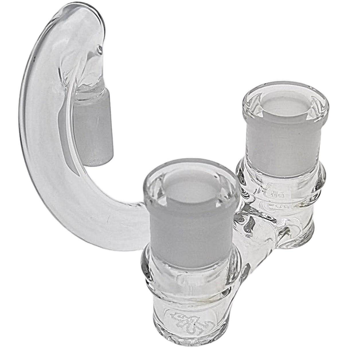 Thick Ass Glass No-Drop Double Joint Bong Adapter