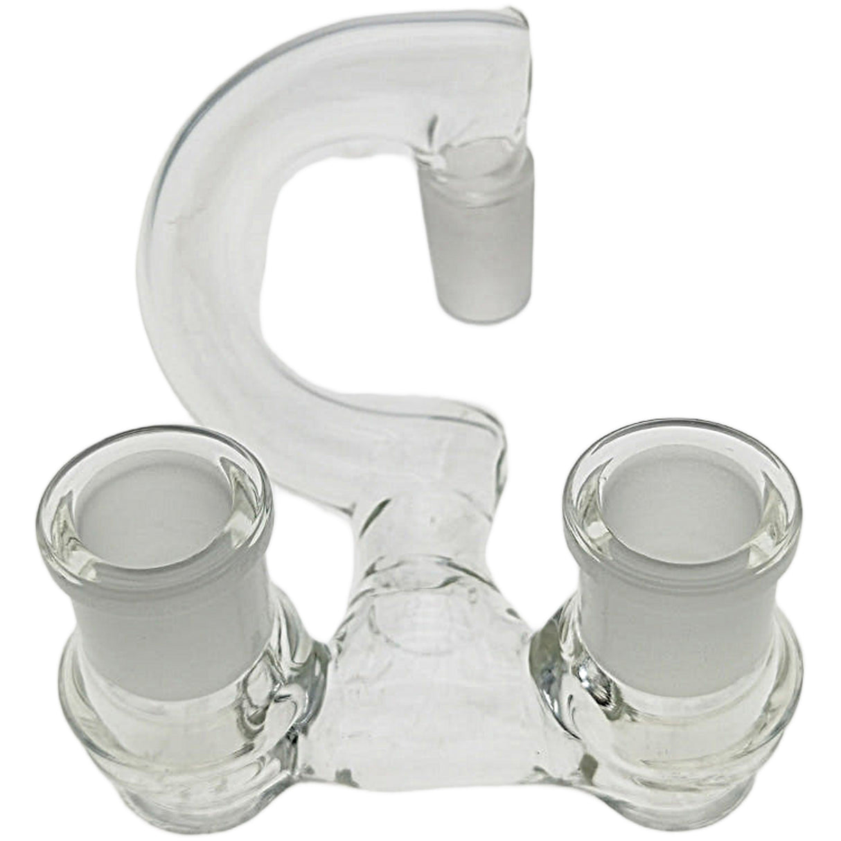 Thick Ass Glass No-Drop Double Joint Bong Adapter