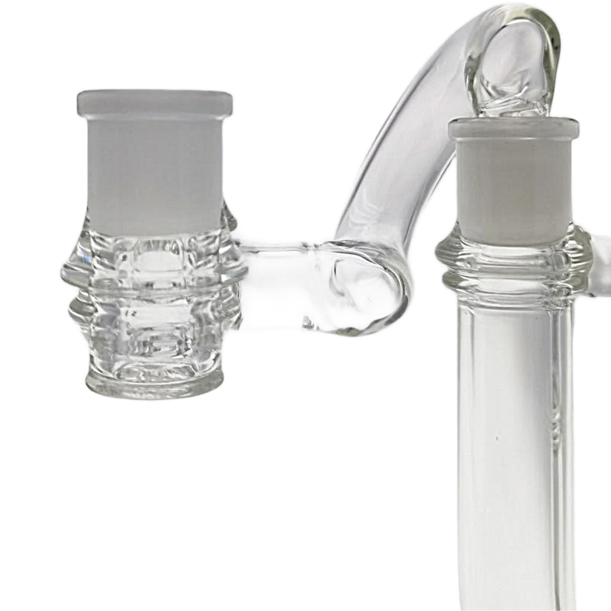 Thick Ass Glass No-Drop Double Joint Bong Adapter