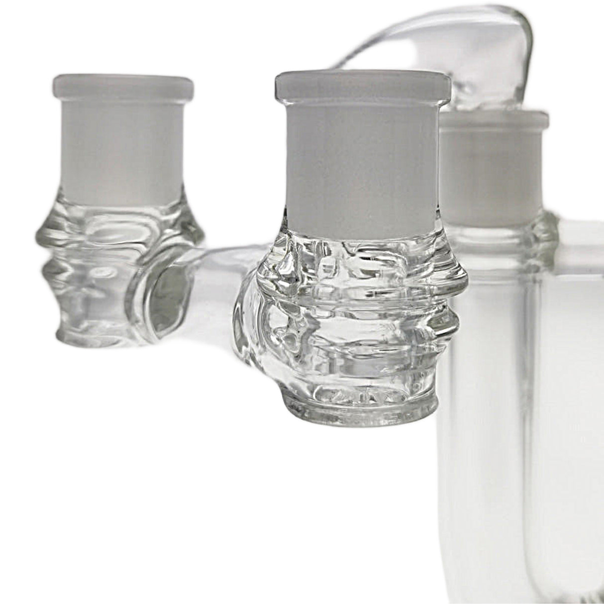 Thick Ass Glass No-Drop Double Joint Bong Adapter