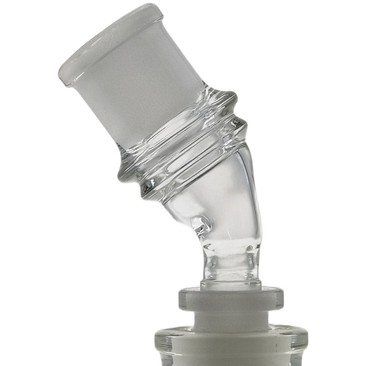 Thick Ass Glass Quartz Angle Adapter - Customizable Bong Connection