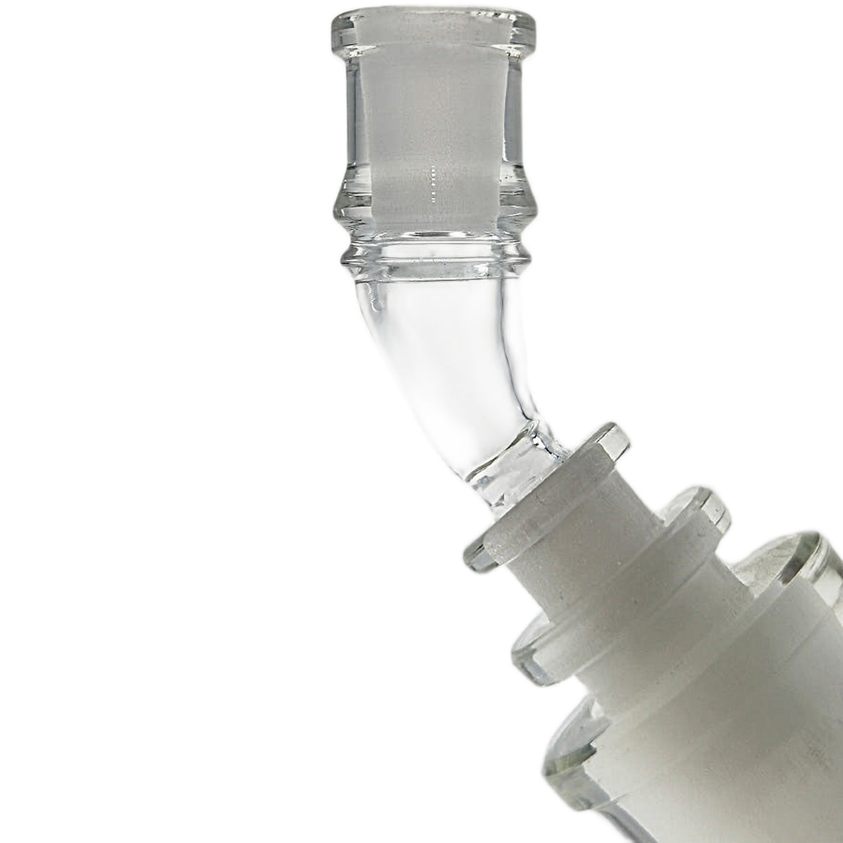 Thick Ass Glass Quartz Angle Adapter - Customizable Bong Connection