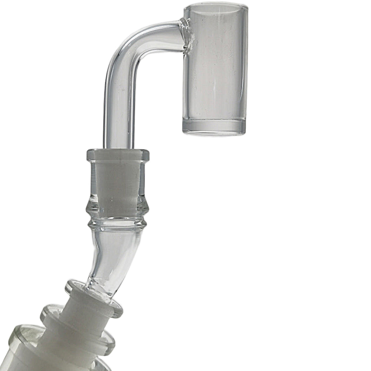 Thick Ass Glass Quartz Angle Adapter - Customizable Bong Connection