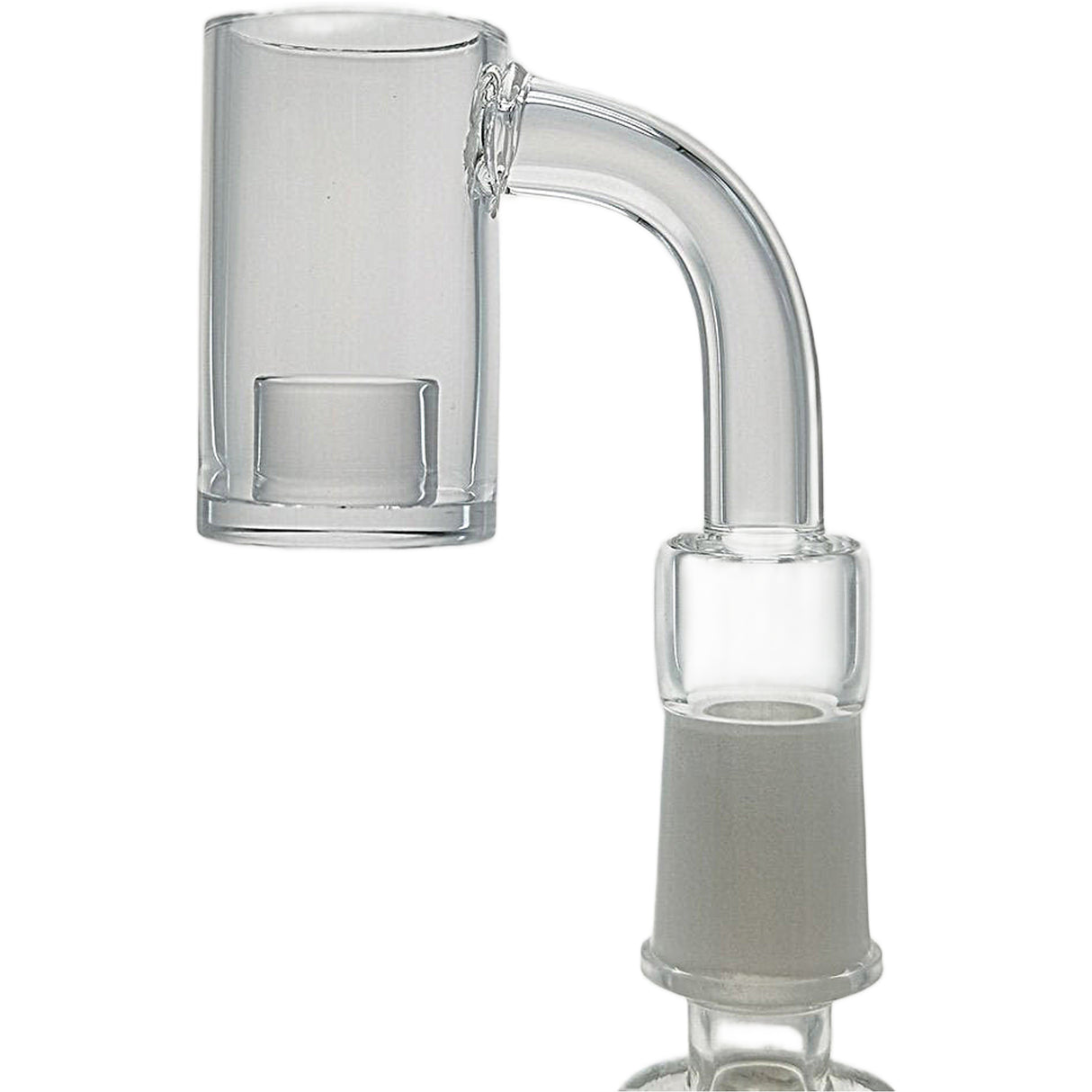 Thick Ass Glass Quartz Banger Flat Top w/ 10MM Core High Flow 25x2-4MM