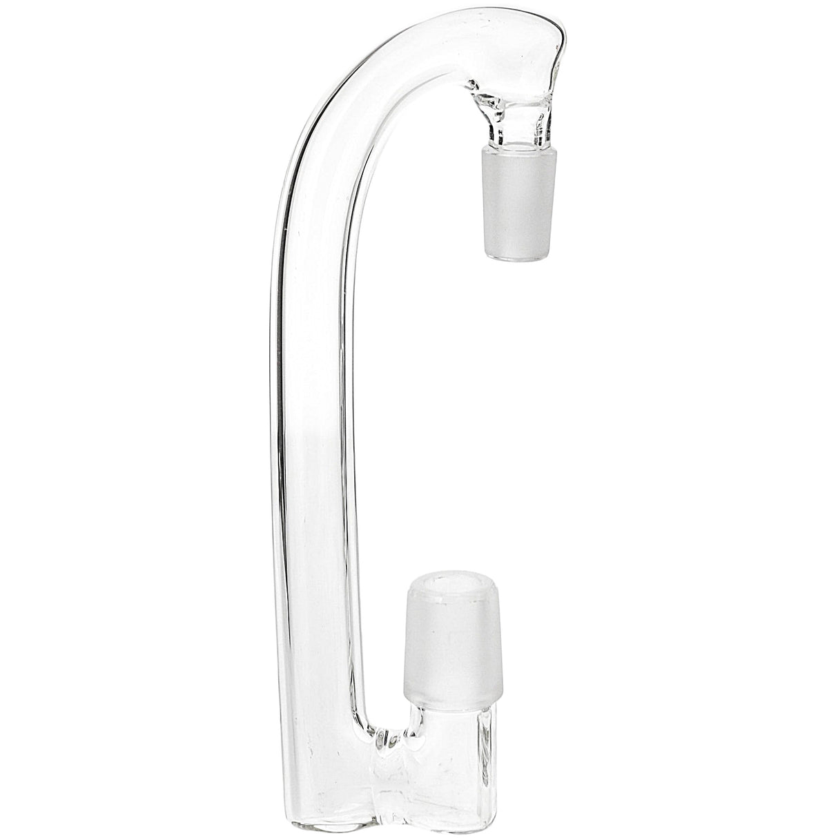 Thick Ass Glass Quartz Drop Down Adapter - 3" Drop for Bongs & Concentrates