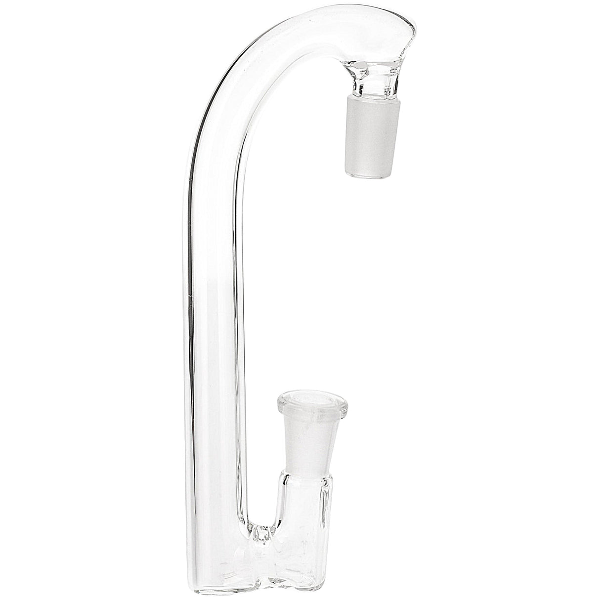 Thick Ass Glass Quartz Drop Down Adapter - 3" Drop for Bongs & Concentrates