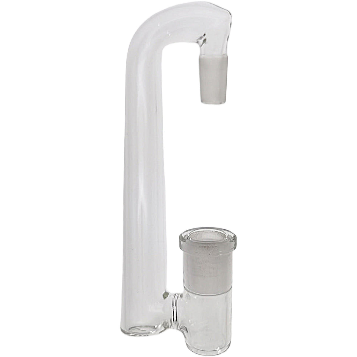 Thick Ass Glass Quartz Drop Down Adapter - 3" Drop for Bongs & Concentrates
