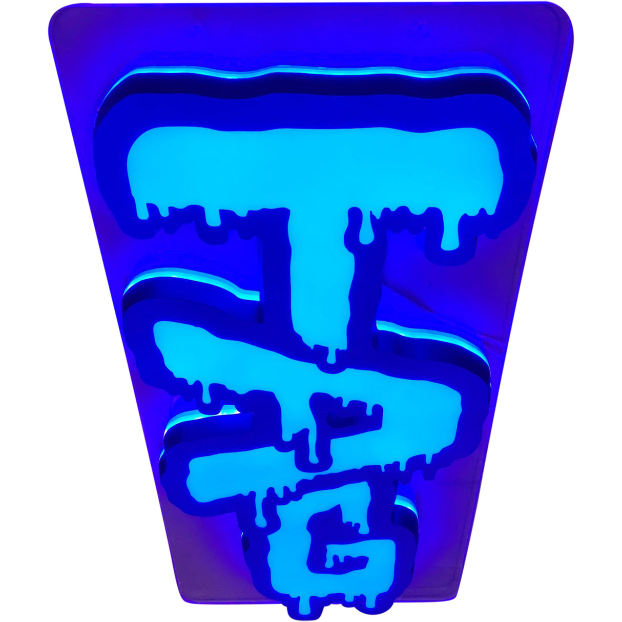 Thick Ass Glass Vibrant LED Decor Sign 290x620mm - Acrylic Backed