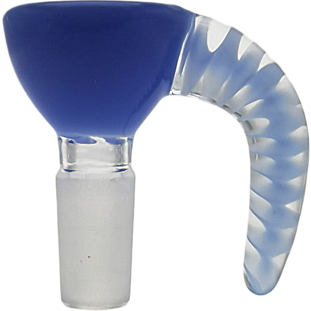 Thick Ass Glass 4-Hole Disc Screen Bong Slide w/ Horn Handle