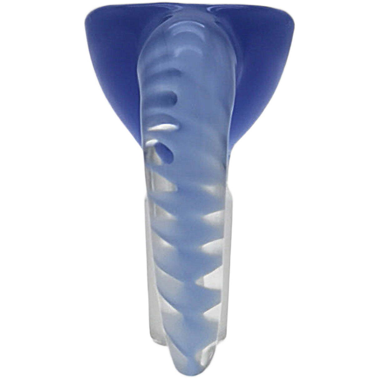 Thick Ass Glass 4-Hole Disc Screen Bong Slide w/ Horn Handle