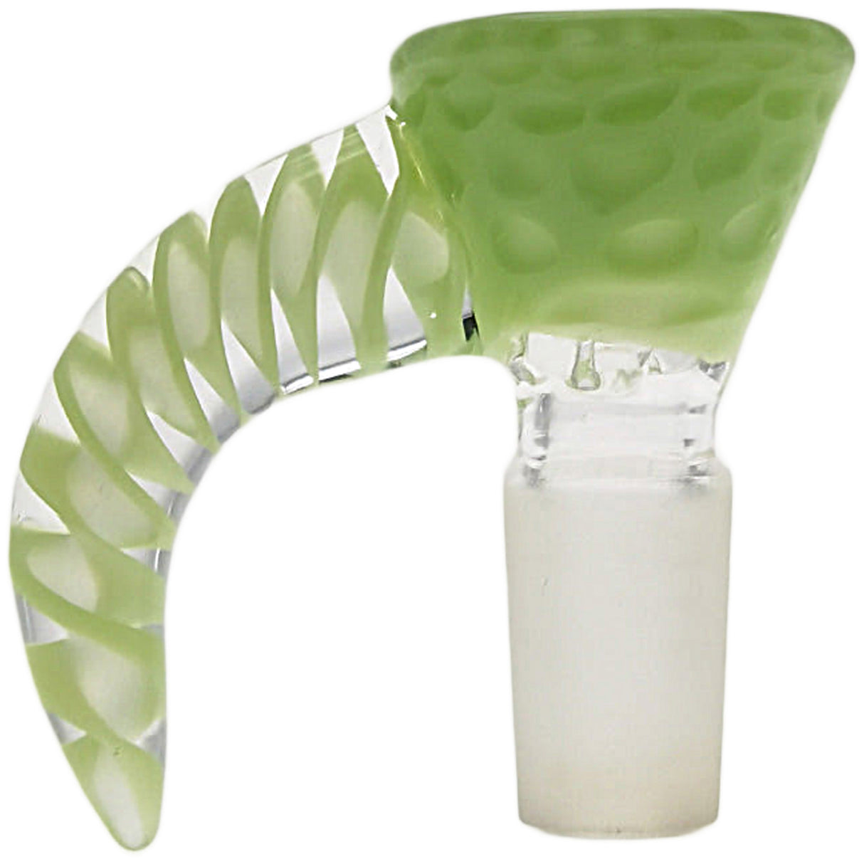 Thick Ass Glass 4-Hole Disc Screen Bong Slide w/ Horn Handle