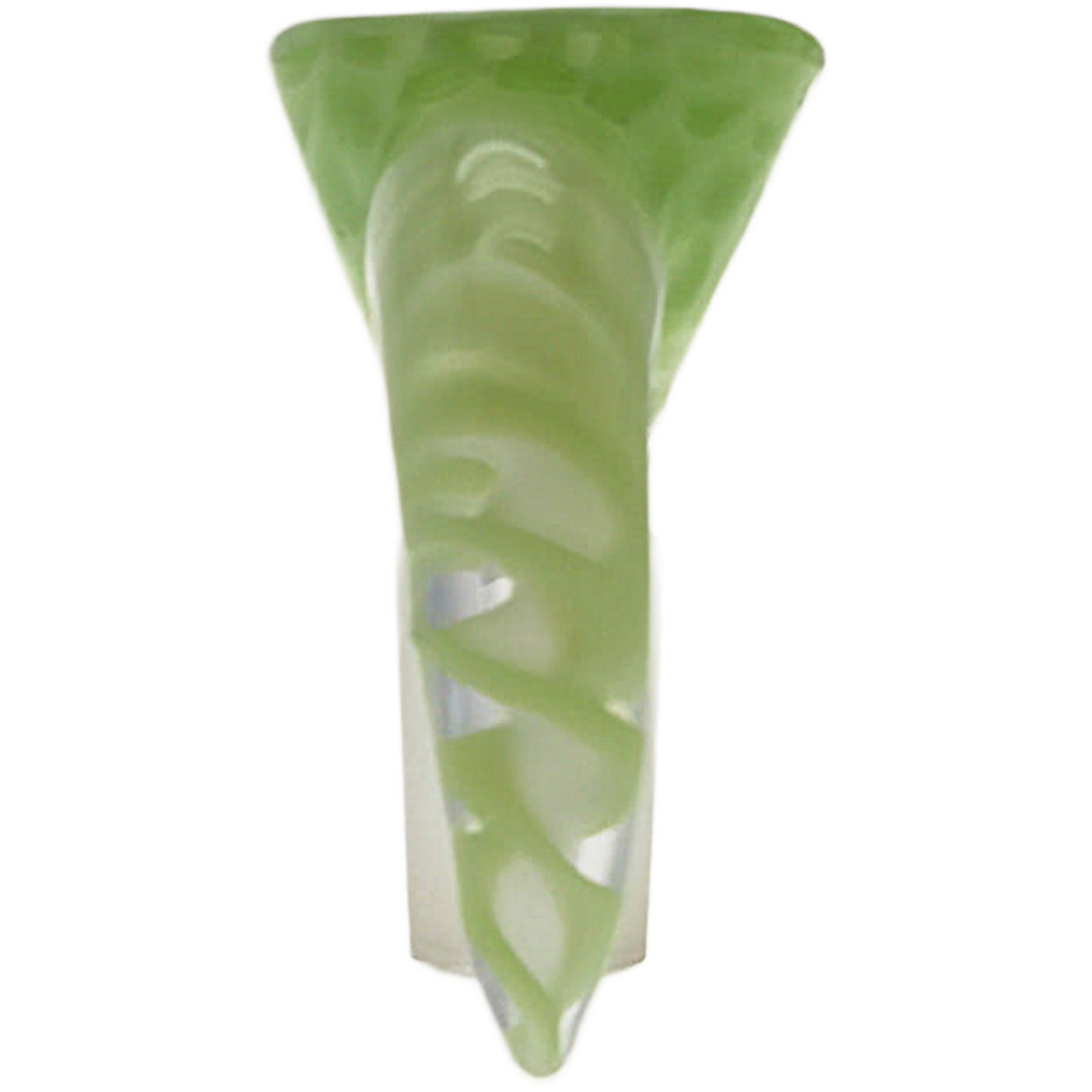 Thick Ass Glass 4-Hole Disc Screen Bong Slide w/ Horn Handle