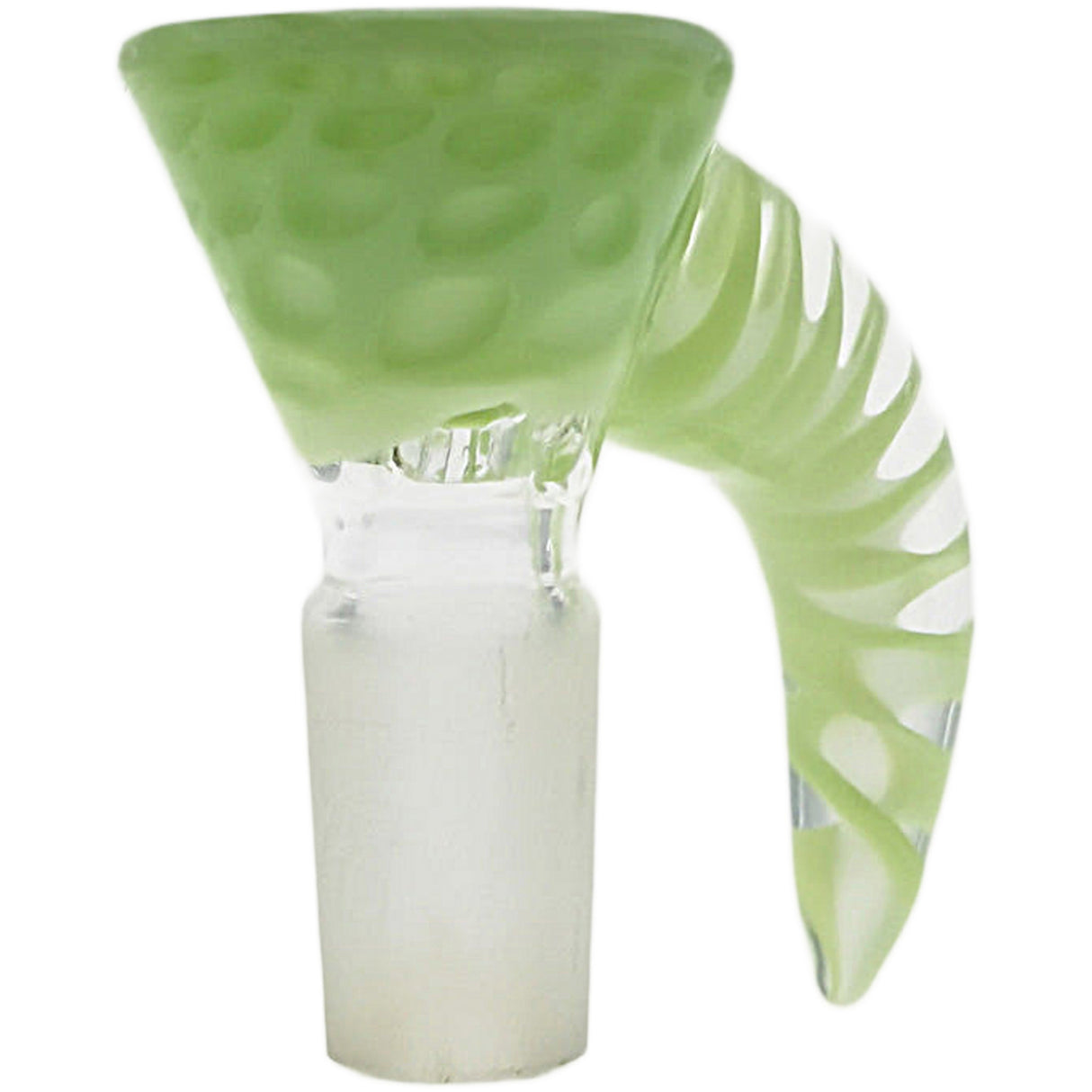 Thick Ass Glass 4-Hole Disc Screen Bong Slide w/ Horn Handle