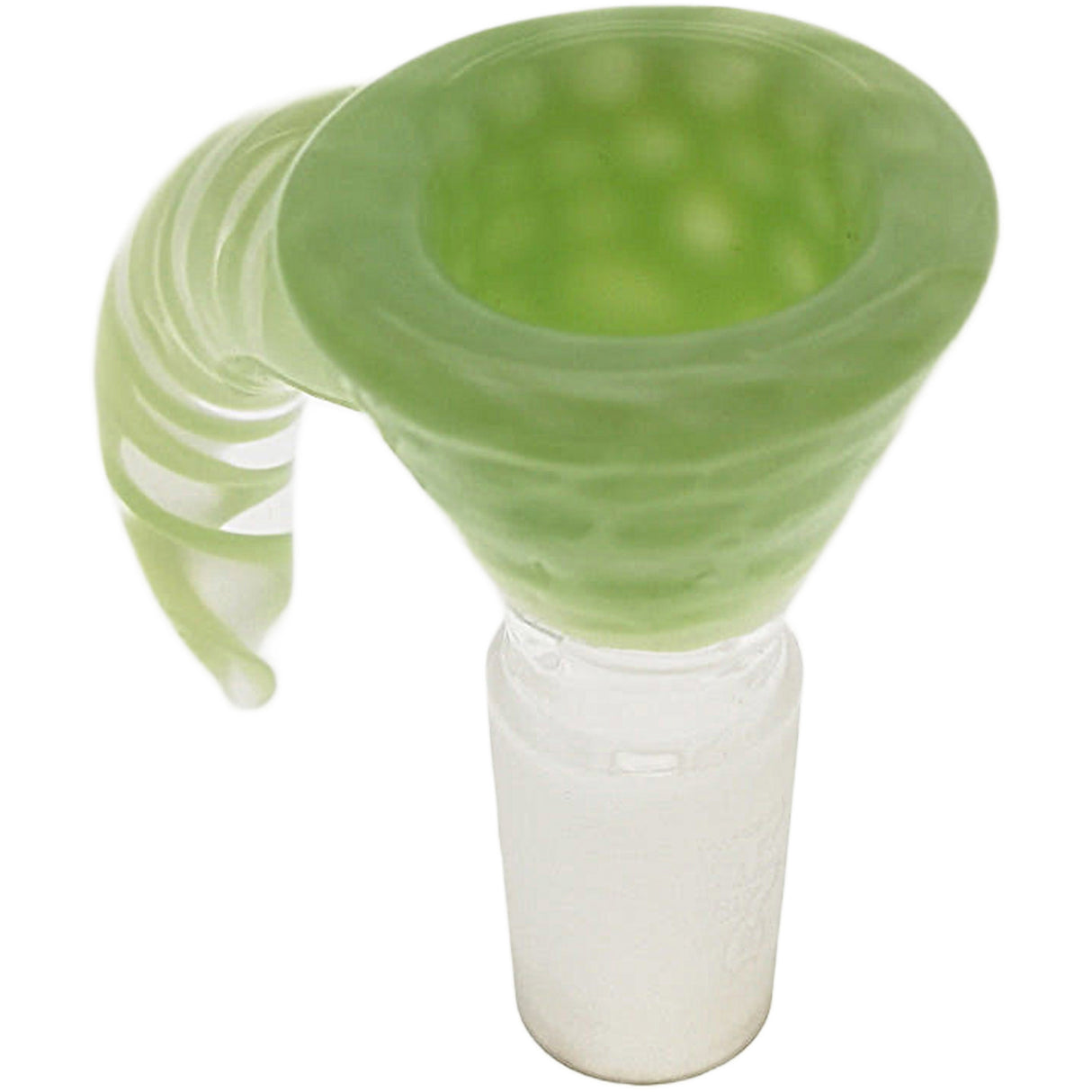 Thick Ass Glass 4-Hole Disc Screen Bong Slide w/ Horn Handle