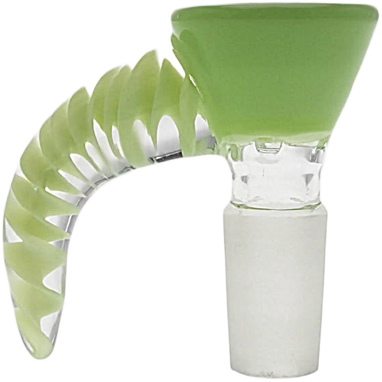 Thick Ass Glass 4-Hole Disc Screen Bong Slide w/ Horn Handle