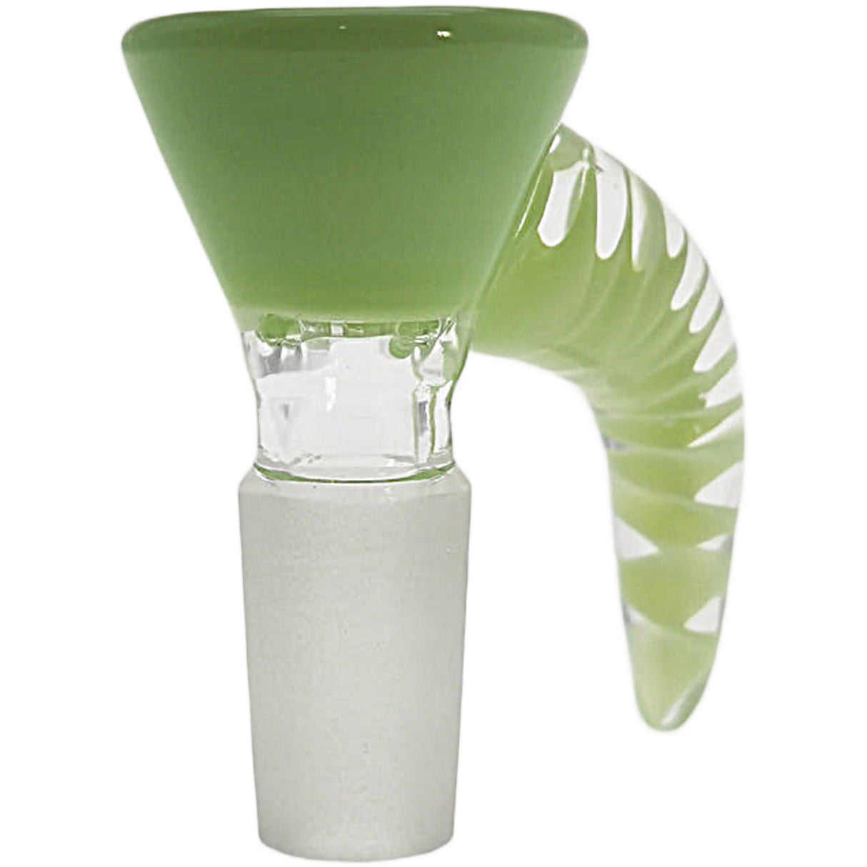 Thick Ass Glass 4-Hole Disc Screen Bong Slide w/ Horn Handle