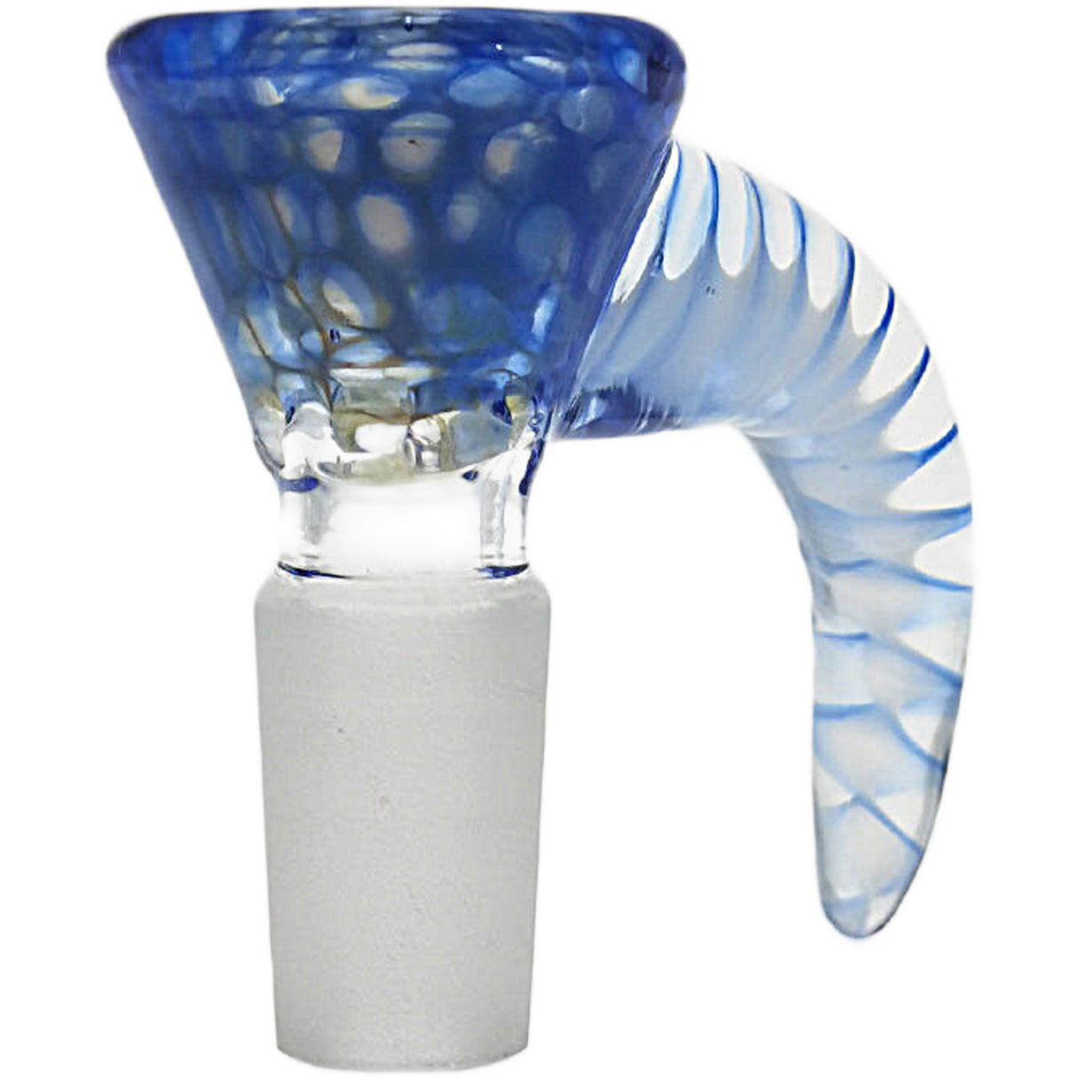 Thick Ass Glass 4-Hole Disc Screen Bong Slide w/ Horn Handle