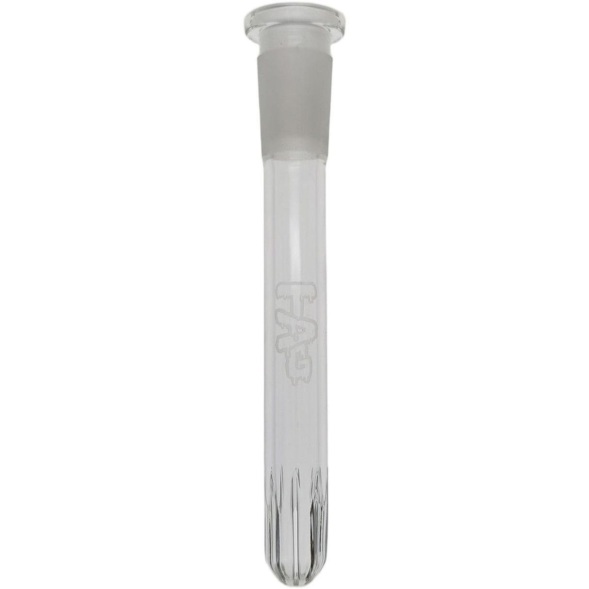 Thick Ass Glass Showerhead Downstem 18-14MM Closed End, Flame Polished