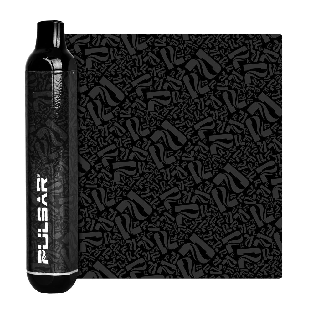 Pulsar 510 DL Vape Pen in Design Series with 320mAh battery, front view on patterned background