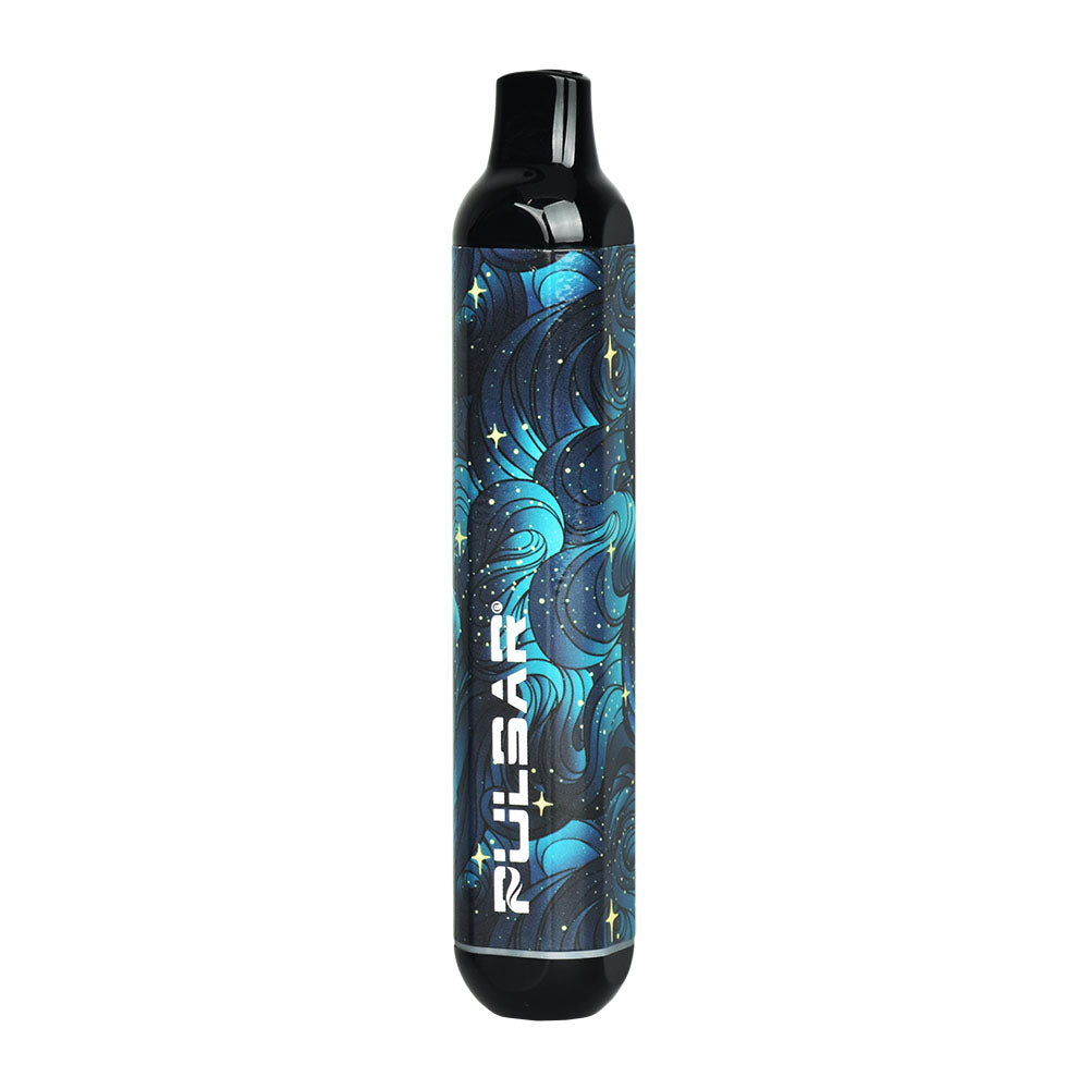 Pulsar 510 DL Auto-Draw VV Vape Pen with cosmic design, 320mAh, front view on white background