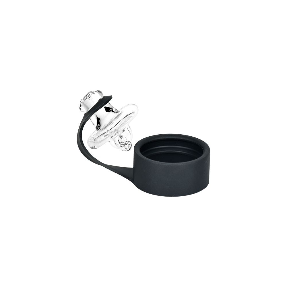 Pulsar APX eRig Borosilicate Glass Carb Cap with Durable Silicone Tether - Top View