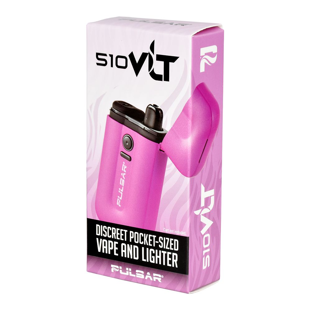 Pulsar VLT 510 Battery Vaporizer in Pink - Compact Design with 650mAh, Box Included