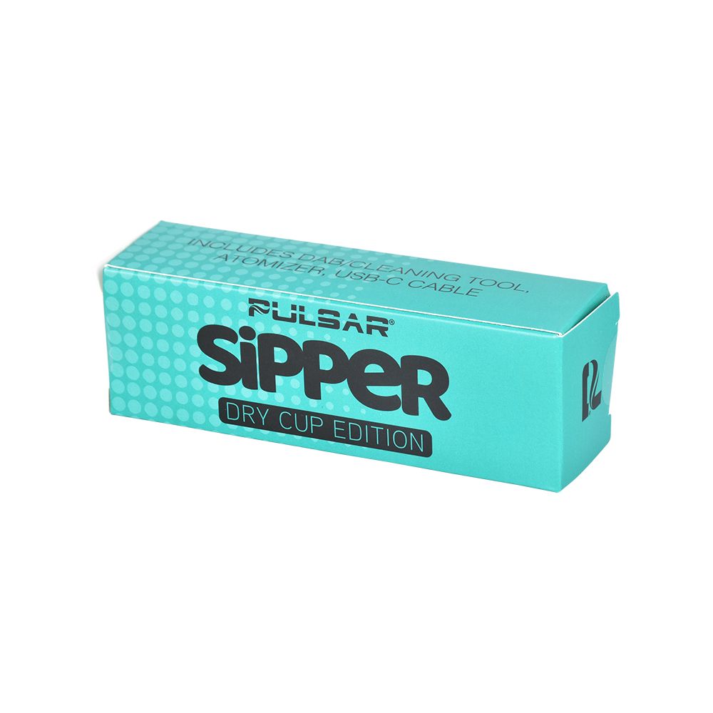 Pulsar Sipper Dry Cup Edition packaging, front view on a seamless white background