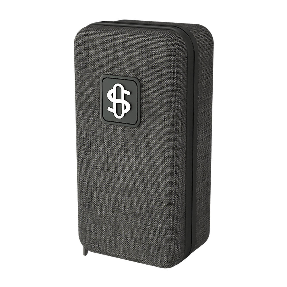 Stündenglass Modul Vaporizer carrying case with 6000mAh battery, front view on white background