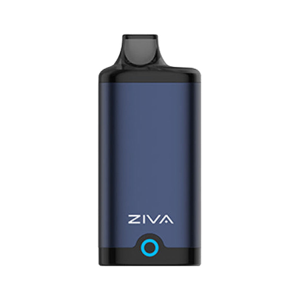 Yocan Ziva VV Auto-Draw 510 Battery in Dark Blue, 650mAh, front view on white background