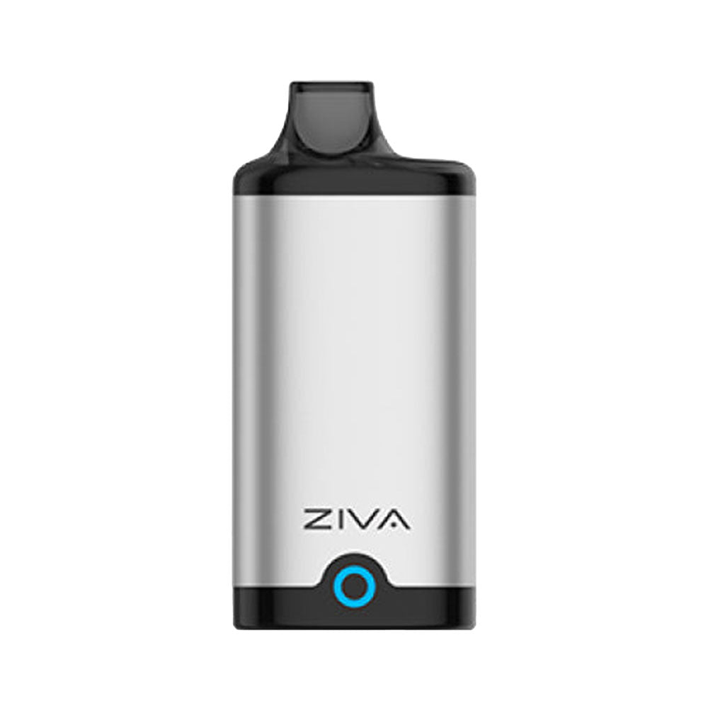 Yocan Ziva VV Auto-Draw 510 Battery in Silver, 650mAh, Front View on White Background