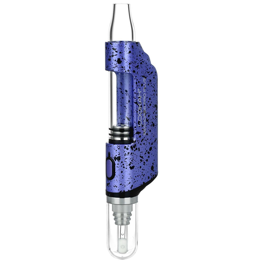 Lookah Seahorse PRO Plus Electric Dab Pen in Purple/Black Spatter Edition, 650mAh Battery