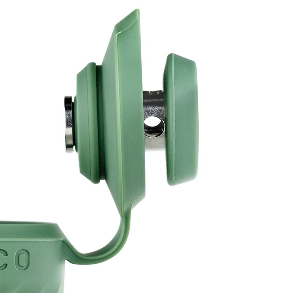 Puffco Peak Pro Joystick Cap in Flourish LE, side view on white background, precision control for vaping