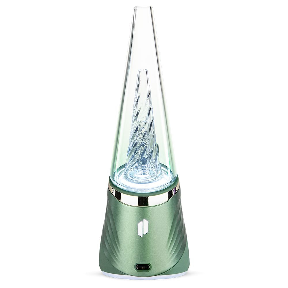 Puffco Peak Pro Vaporizer in Black, High-Tech Smart Rig with 1700mAh Battery, Front View