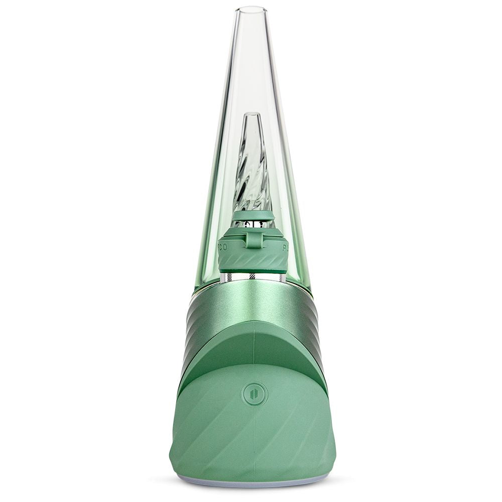 Puffco Peak Pro Vaporizer in Black - Angled View Showcasing Smart Rig Technology and 1700mAh Battery