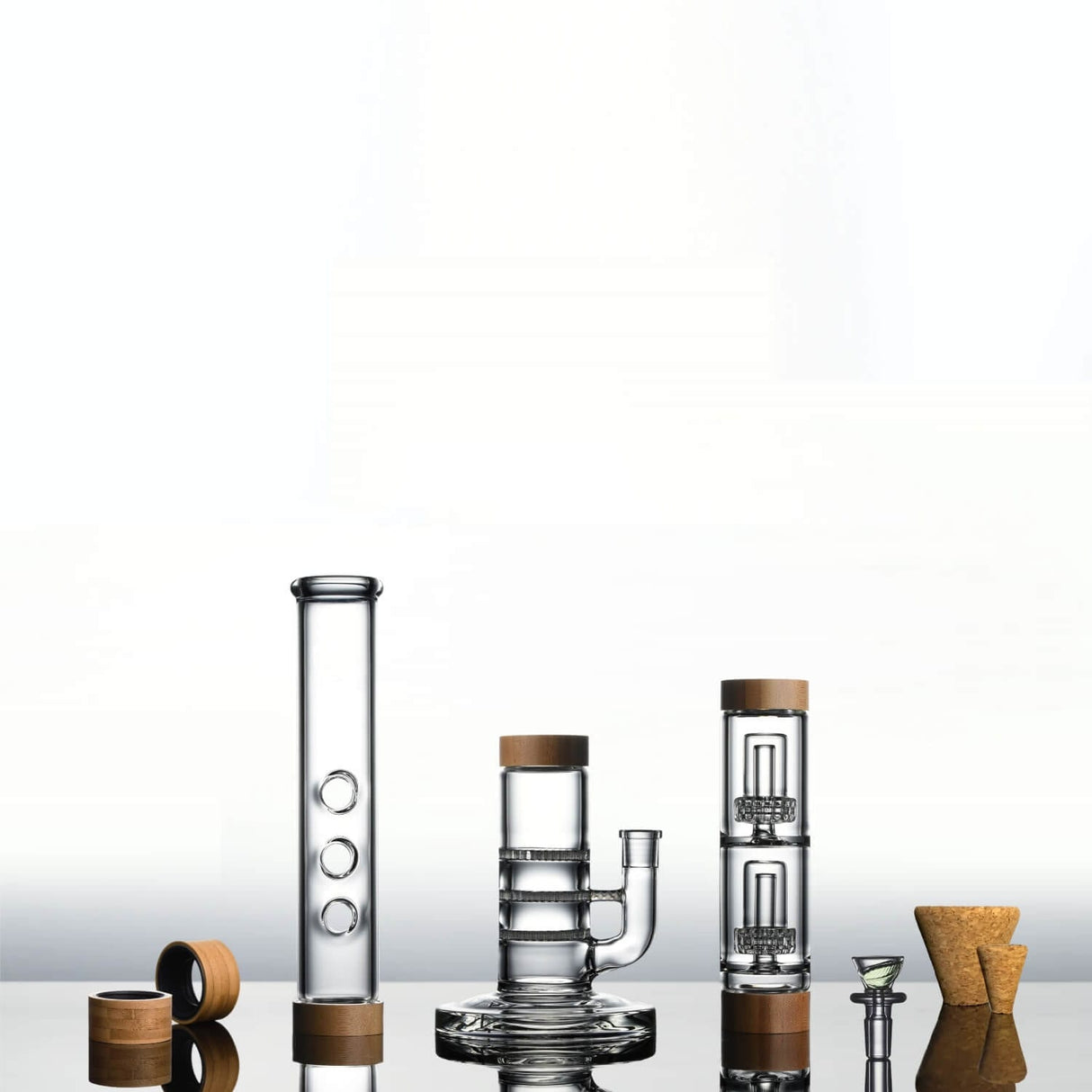 Vitae Glass 23" Trinity Bong