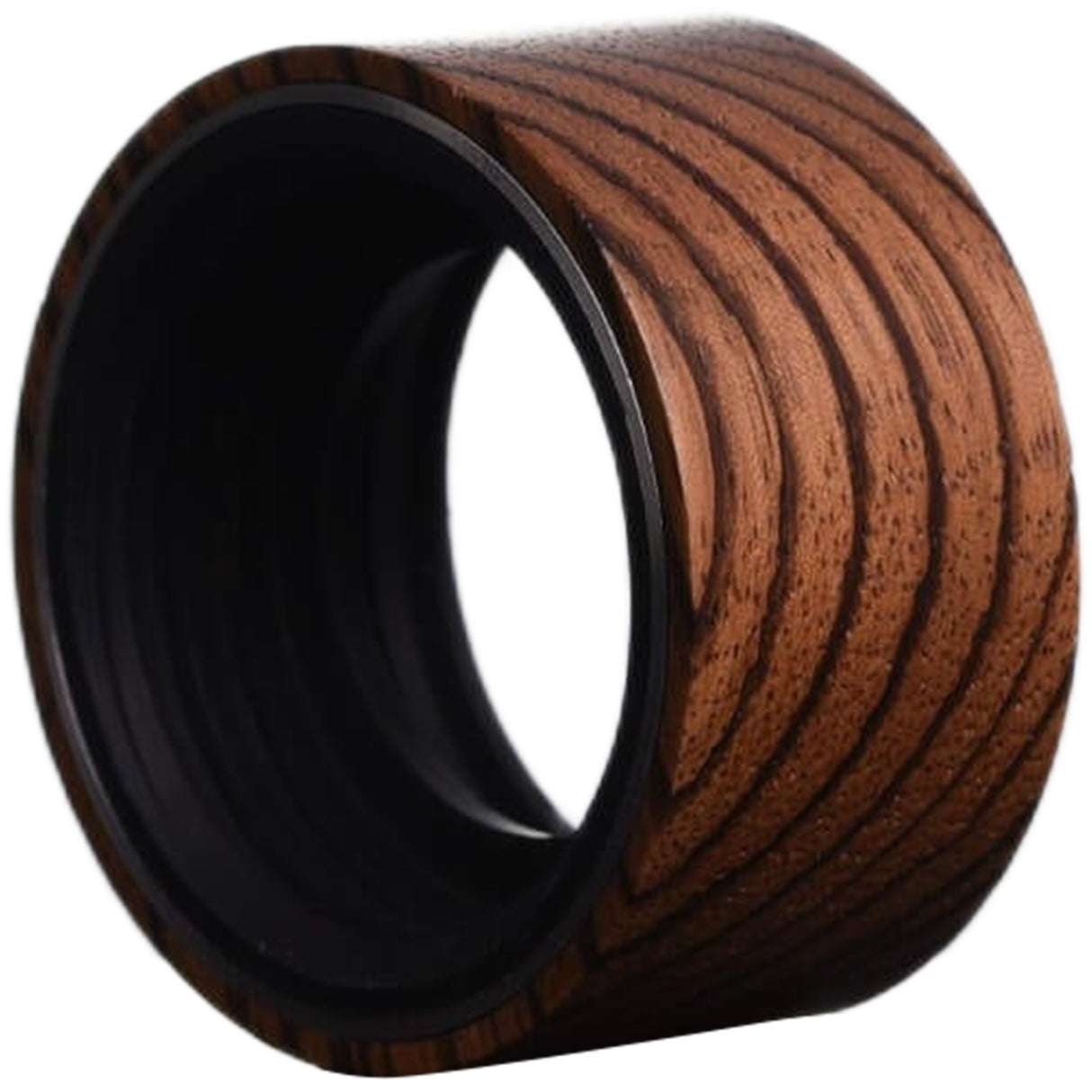 Vitae Glass Zebrawood Ring