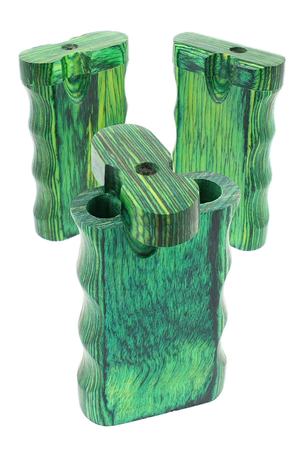 Wood Dugout “Green Gripper” – With Grip – 3″ – Bat Sold Separately