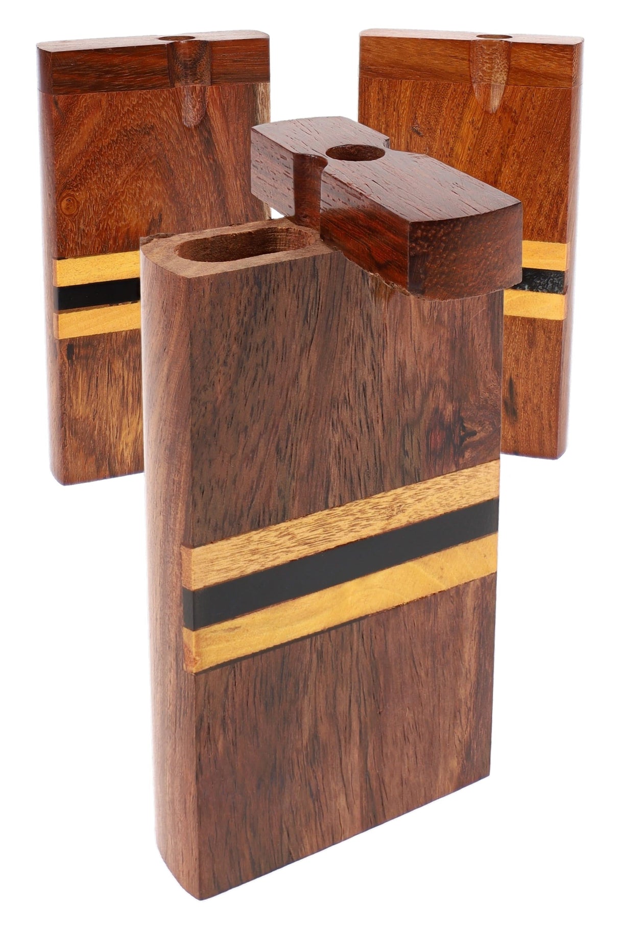 Indian Rosewood Dugout “Inlay Vault” – 4″