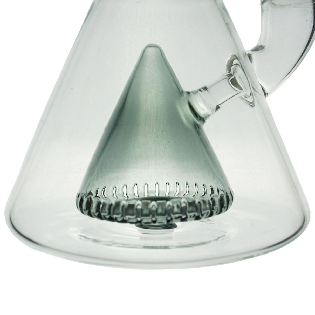 Freeze Pipe Bong XL with Showerhead Percolator - Clear Borosilicate Glass, 90 Degree Joint