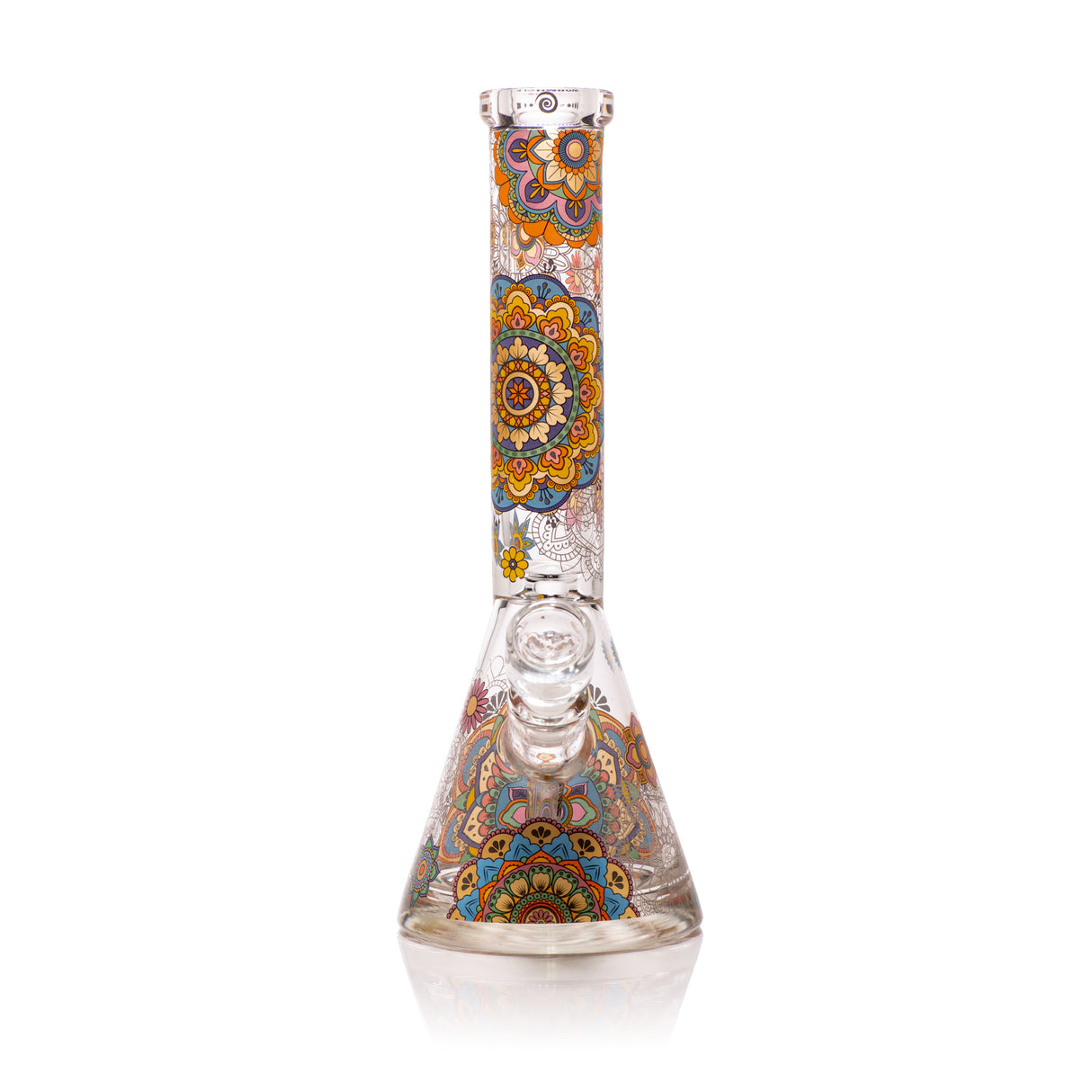 Mandala Myriad 14" Clear Beaker Bong