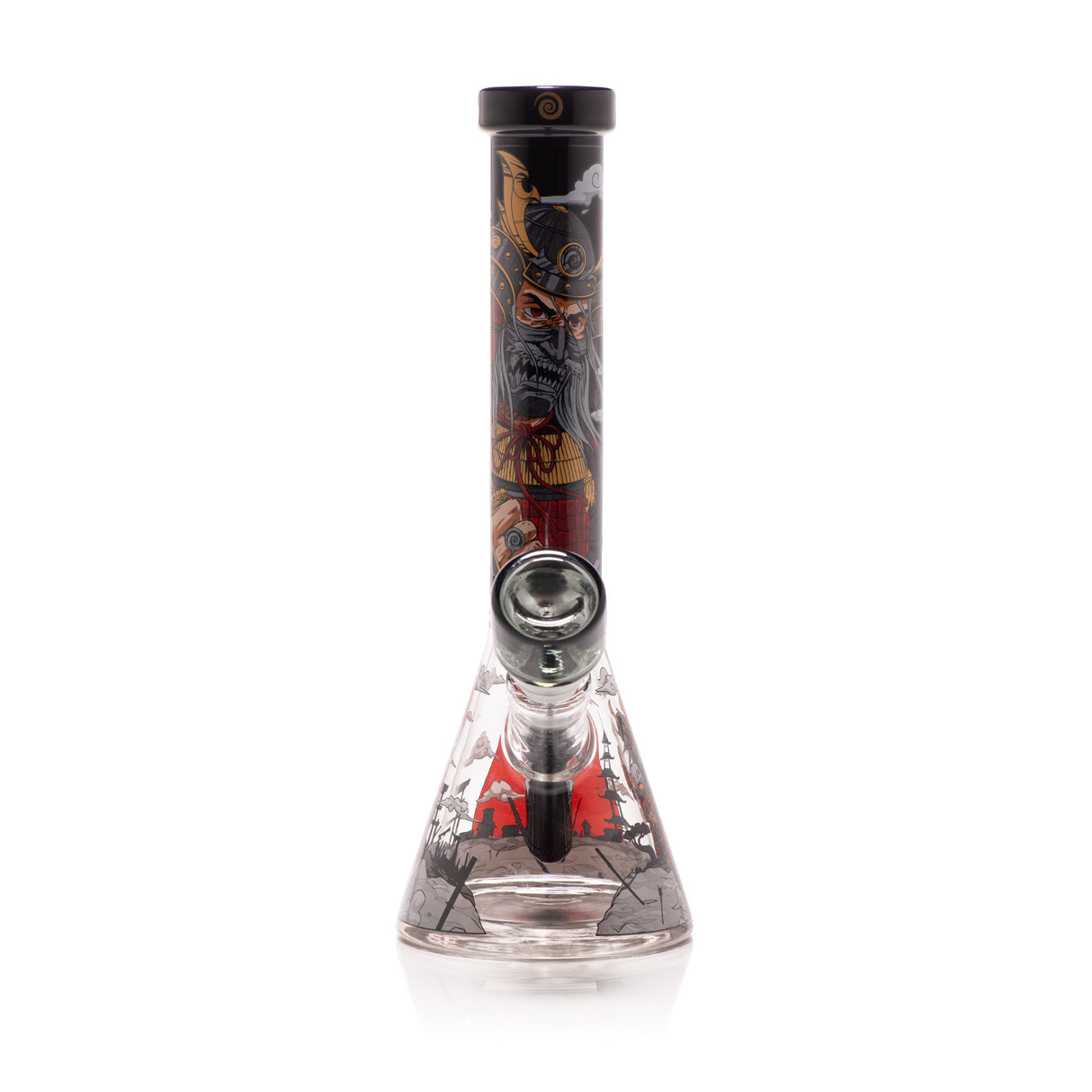Shogun 11" Black Mini Beaker Bong