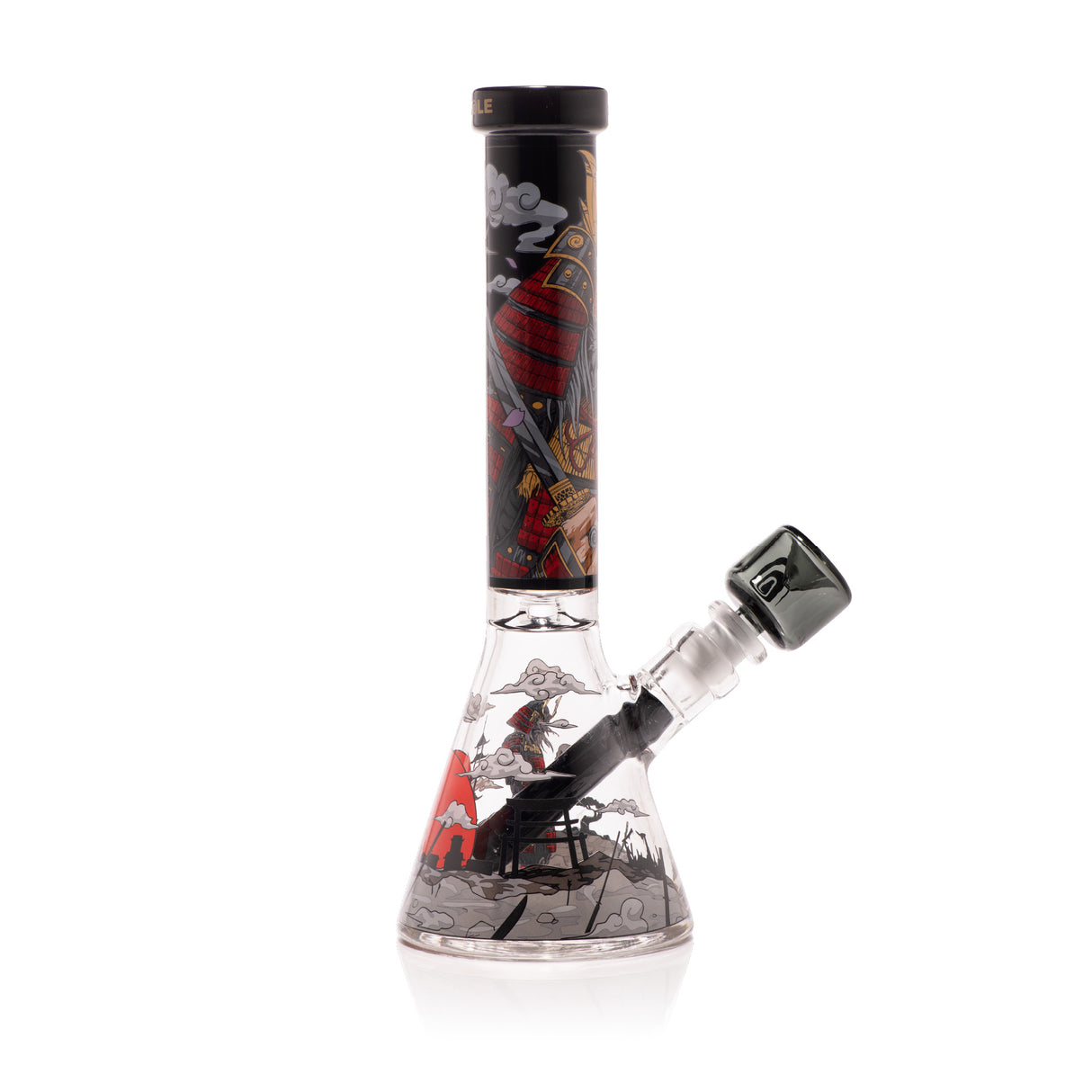Shogun 11" Black Mini Beaker Bong