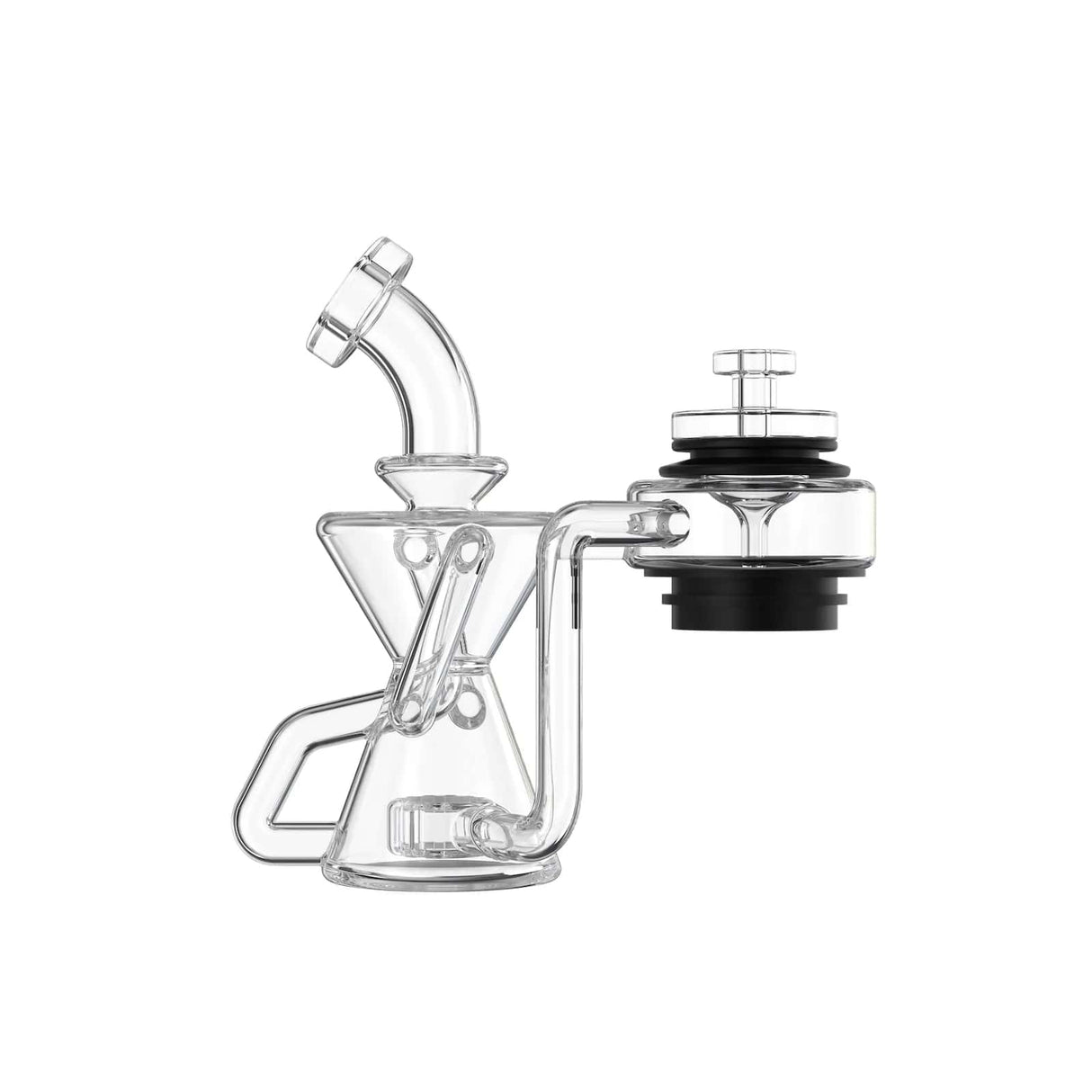 Dr Dabber Boost Evo TDE Sidewinder accessory with ceramic insert, side view on white background