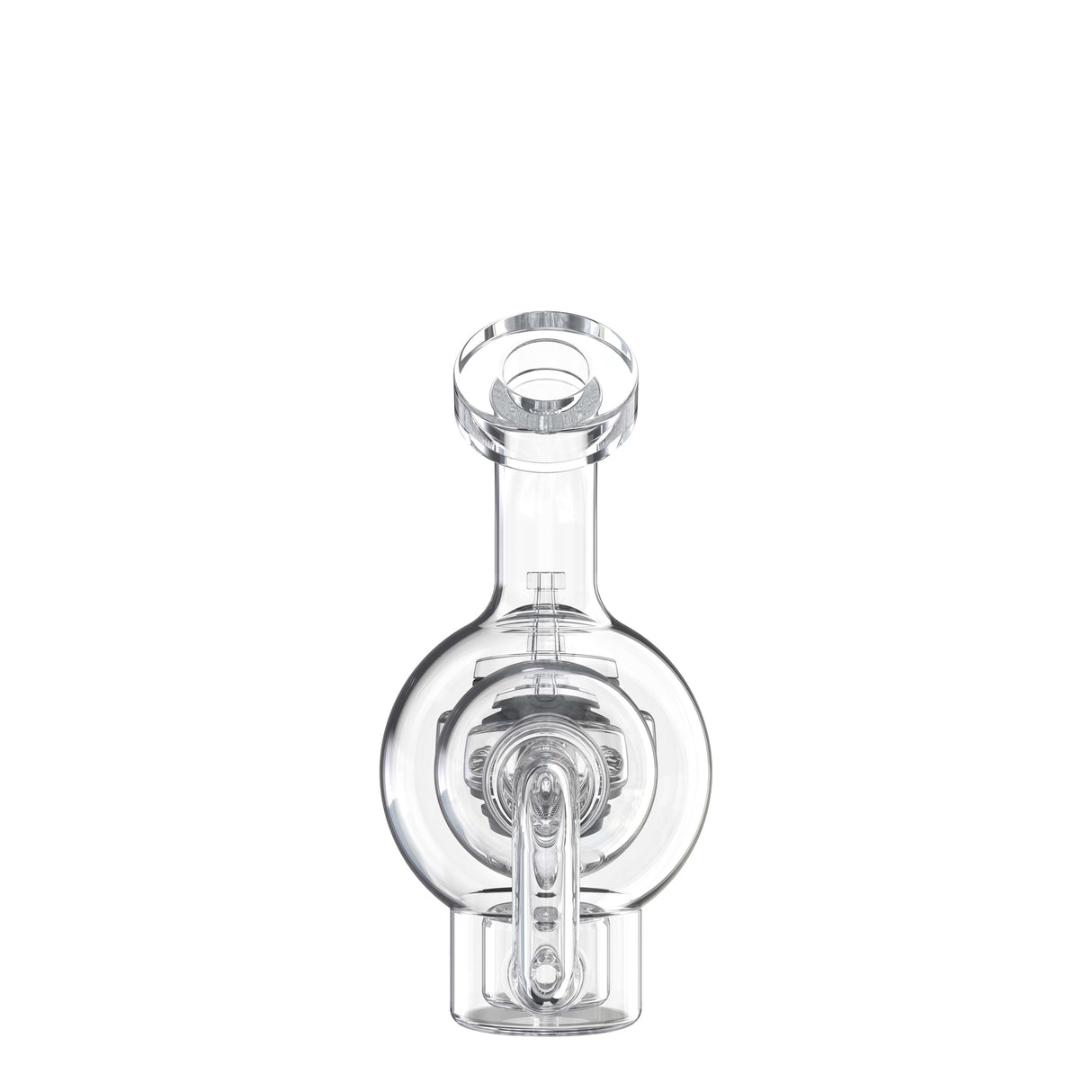 Dr. Dabber Boost Evo Glass Attachment for Vaporizers - Clear Borosilicate, Front View