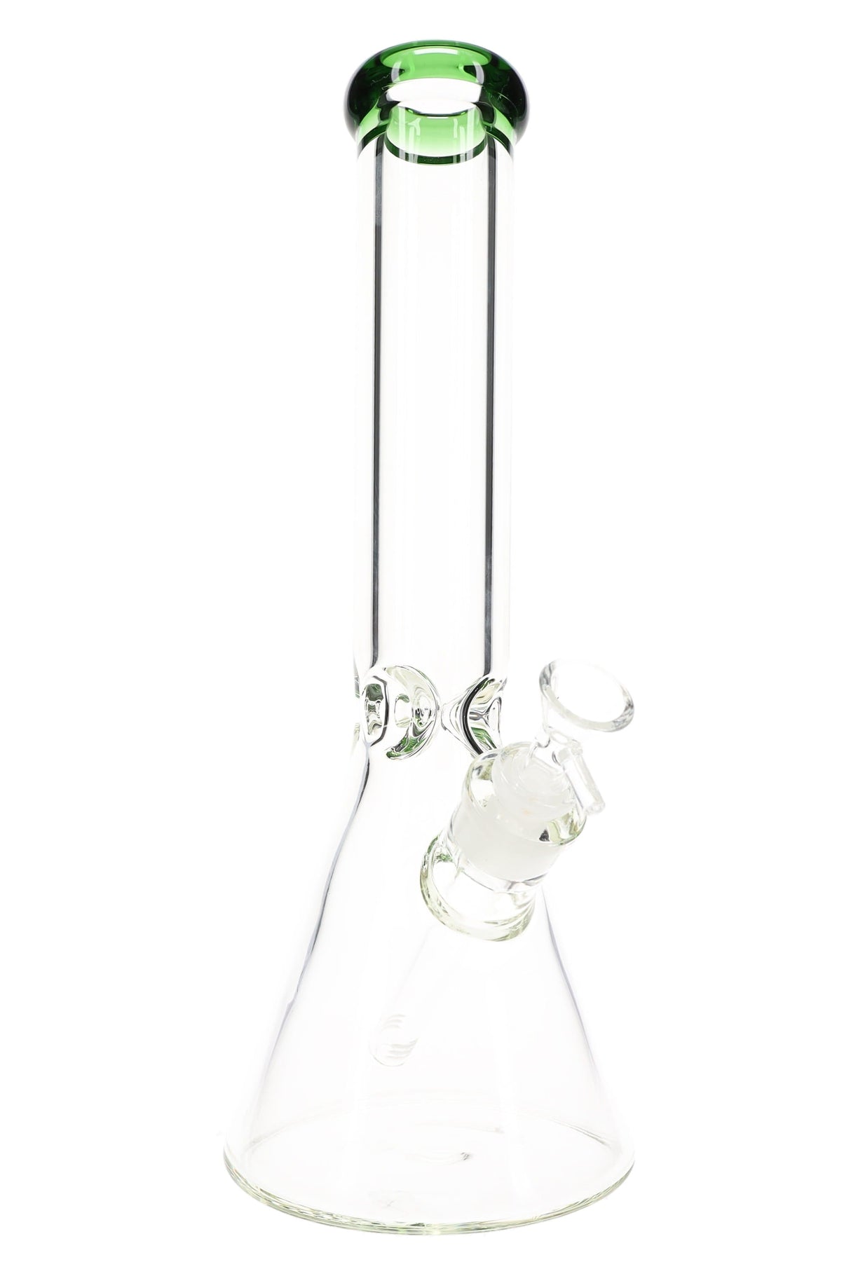 Clear Beaker Glass Bong “Ice Vault” – Ice Pinch – 13.5″ – Assorted Colors