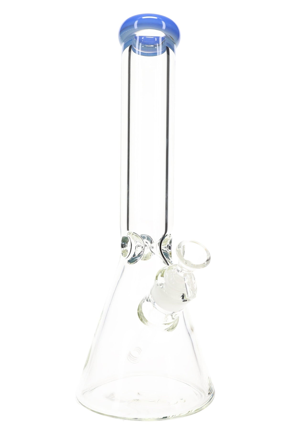 Clear Beaker Glass Bong “Ice Vault” – Ice Pinch – 13.5″ – Assorted Colors