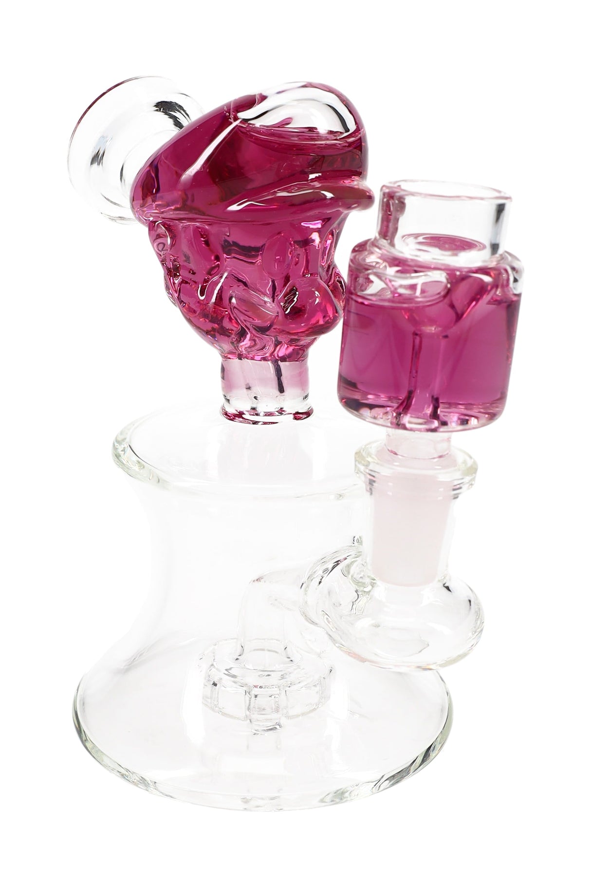 Fluid-Filled Plumber Glass Bong “Pipe Dream” – Showerhead Perc – 5.5″