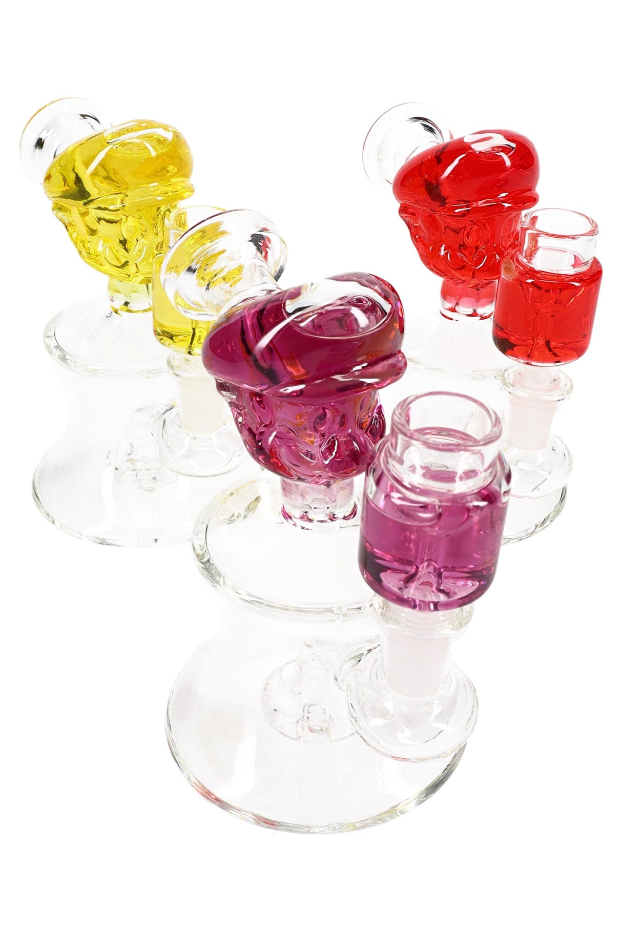 Fluid-Filled Plumber Glass Bong “Pipe Dream” – Showerhead Perc – 5.5″